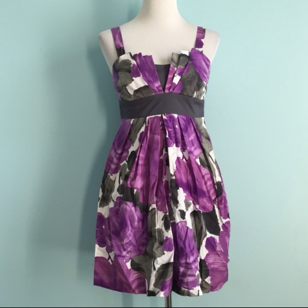Ruby Rox Purple & Gray Dress